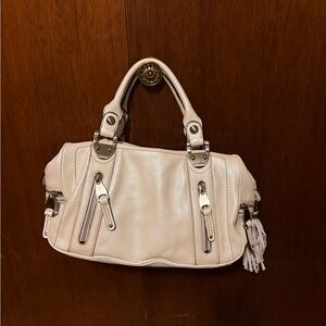 B. Makowsky Cream Satchel Bag
